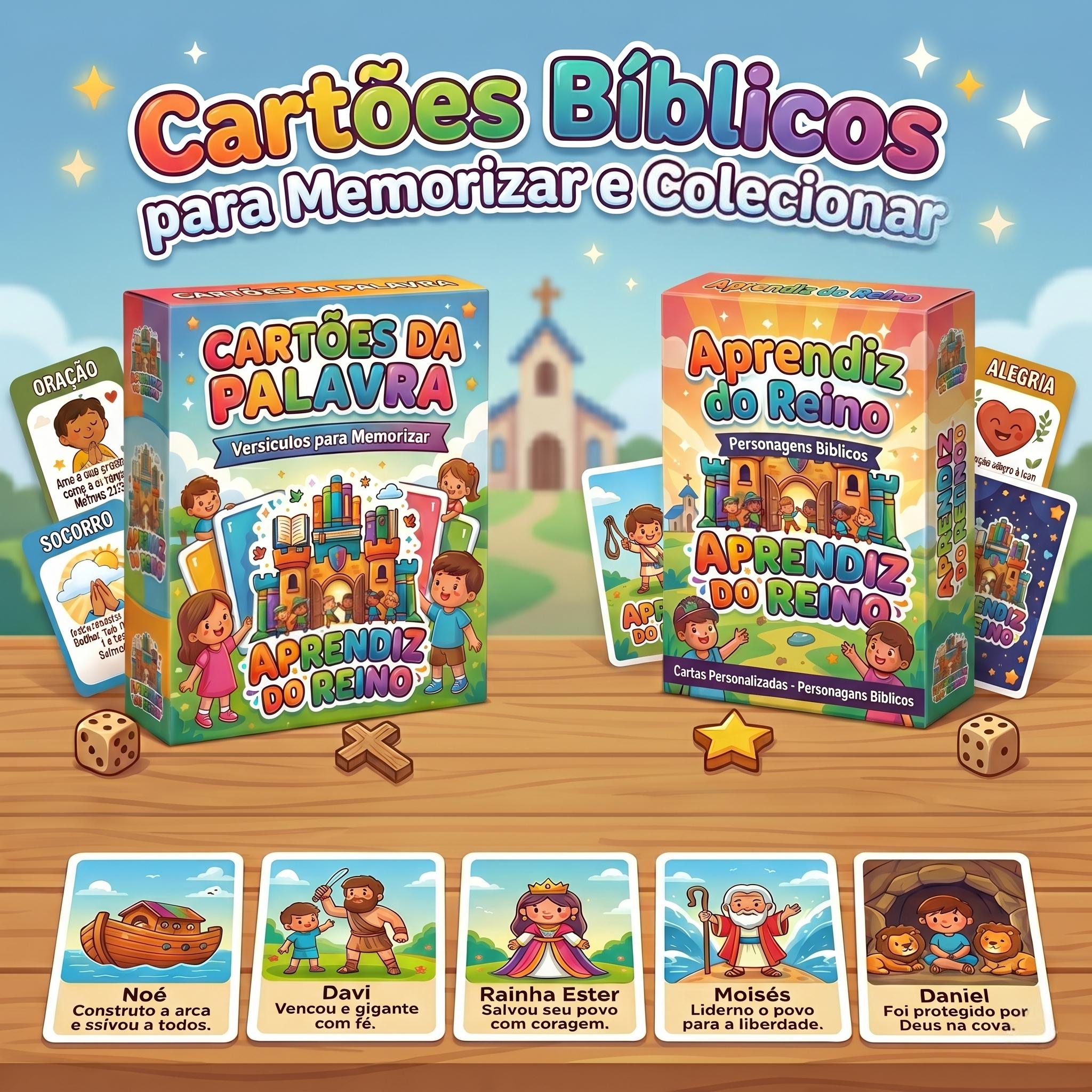 Cartões Bíblicos para Memorizar e Colecionar